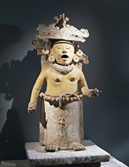 Mexico, Vera Cruz, statue of Cihuateteo, Celestial Princess Mexico, Vera Cruz, statue of Cihuateteo, Celestial Princess