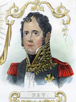 Michel Ney (1769-1815) French soldier. Led rearguard of the 1812 retreat from Moscow Michel Ney (1769-1815) French soldier. Led rearguard of the 1812 retreat from Moscow