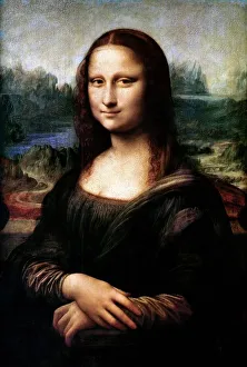 Leonardo da Vinci, Mona Lisa Print, c1503-1506. Art Prints