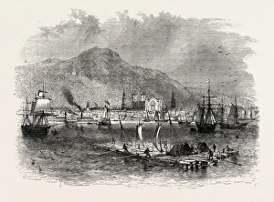MONTREAL, CANADA, 1870s engraving MONTREAL, CANADA, 1870s engraving