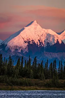 Mount Denali, previously known as McKinley from Wonder Lake, Denali National Park, Alaska Mount Denali, previously known as McKinley from Wonder Lake, Denali National Park, Alaska