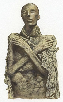 <b class=qtipBold><figcaption>Mummy of King Seti I</figcaption></b><br>Mummy of King Seti I.<br><em>© Dorling Kindersley</em> Mummy of King Seti I