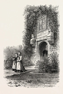 The Museum, Rapperschwyl, Switzerland, 19th century engraving The Museum, Rapperschwyl, Switzerland, 19th century engraving