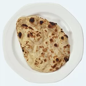 Images Dated 15th March 2014: Naan bread, above view