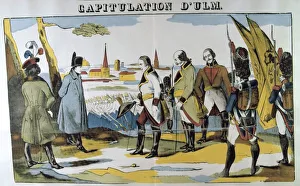 Napoleon I receiving the Capitulation of Ulm. Battle of Ulm, 16-19 October 1805 Napoleon I receiving the Capitulation of Ulm. Battle of Ulm, 16-19 October 1805