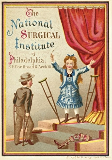 The National Surgical Institute of Philadelphia Trade Card The National Surgical Institute of Philadelphia Trade Card