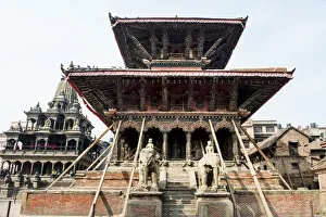 Nepal, Patan, Temple square