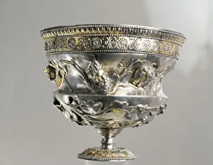 The Netherlands, Stevensweert, Silver cup found in the Meuse river The Netherlands, Stevensweert, Silver cup found in the Meuse river