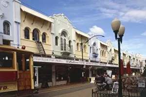 New Regent Street, a pedestrian-only area built in the Spanish Mission style in 1932