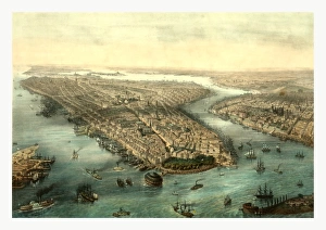 New York And Brooklyn By Theodore Muller