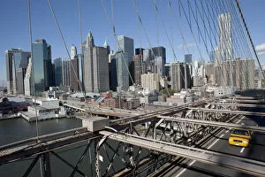 Urban Scene Gallery: NEW YORK AS A FAMILY- New York / Manhattan&Brooklyn, Brooklyn Bridge, view across the East river