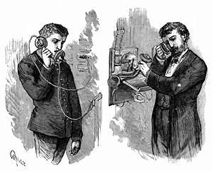 New York telephone subscriber making call New York telephone subscriber making call