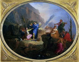Noahs Sacrifice in thanks for deliverance from the flood. Nicolas Bertin (1668-1736) Noahs Sacrifice in thanks for deliverance from the flood. Nicolas Bertin (1668-1736)