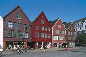 Norway, Bergen, Bryggen Hanseatic Neighborhood Norway, Bergen, Bryggen Hanseatic Neighborhood