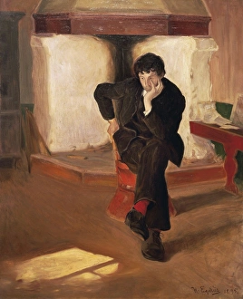 Legs Crossed At Knee Gallery: Norway, Oslo, The Dreamer, 1895