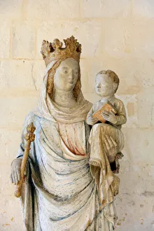Notre Dame du Bec benedictine abbey Virgin and child Notre Dame du Bec benedictine abbey Virgin and child