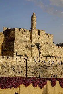 Old city walls, Jerusalem, Israel. City of David Old city walls, Jerusalem, Israel. City of David