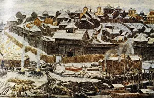 Painting of 14th century moscow during the reign of ivan kalita (ivan the first Painting of 14th century moscow during the reign of ivan kalita (ivan the first
