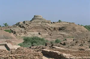 Pakistan, Sindh, Moenjo-daro, view of ancient town Pakistan, Sindh, Moenjo-daro, view of ancient town