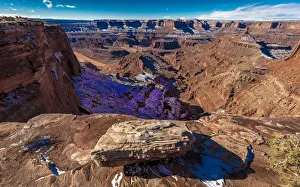 Panoramic View of Dead Horse State Park, Canyonlands National Park, Utah outside of Moab Panoramic View of Dead Horse State Park, Canyonlands National Park, Utah outside of Moab
