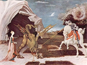Paolo Uccello (1397 - 10 December 1475), born Paolo di Dono, Italian painter. Saint George Paolo Uccello (1397 - 10 December 1475), born Paolo di Dono, Italian painter. Saint George