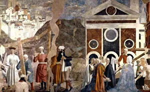 Piero Della Francesca 1416-1417 -1492. Discovery and Proof of the True Cross: Fresco Piero Della Francesca 1416-1417 -1492. Discovery and Proof of the True Cross: Fresco
