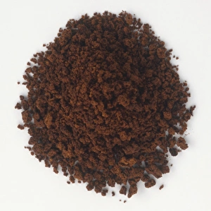 Pile of freeze-dried coffee, close up, view from above Pile of freeze-dried coffee, close up, view from above