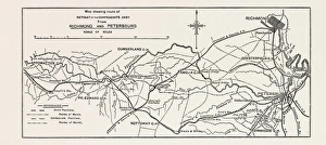 Plan Of The Confederate Retreat From Richmond And Petersburg Plan Of The Confederate Retreat From Richmond And Petersburg