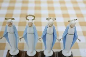 Roman Catholicism Gallery: Plastic Virgin statues
