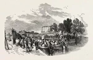 Pleasure Canal Boats, Sketched at the Paddington Basin, 1849