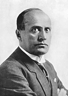 Portrait of Benito Mussolini (1883 - 1945)