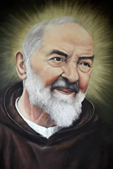 Related Images Gallery: Portrait of Padre Pio in Apulia