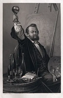 Portrait Of The Painter Peter Hasenclever Portrait Of The Painter Peter Hasenclever