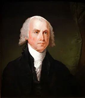 Portrait of President James Madison by Gilbert Stuart Portrait of President James Madison by Gilbert Stuart
