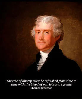 Portrait of Thomas Jefferson by Gilbert Stuart Portrait of Thomas Jefferson by Gilbert Stuart