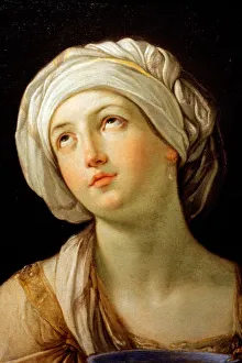 Portrait of woman, by Guido Reni, 1638 - 1639, detail Portrait of woman, by Guido Reni, 1638 - 1639, detail