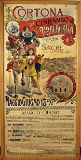 Poster commemorating the 600th anniversary of death of Saint Margaret, 1897 Poster commemorating the 600th anniversary of death of Saint Margaret, 1897