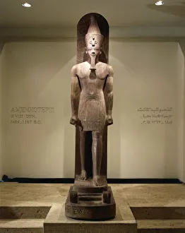 Quartzite statue of Amenhotep III Quartzite statue of Amenhotep III