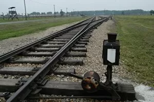 Railroad tracks at Birkenau