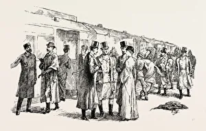 At The Railway Station: A Meet Of The Queens Buckhounds At The Railway Station: A Meet Of The Queens Buckhounds