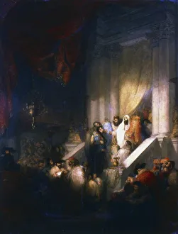 Reading from the Torah in the Synagogue. Oil on canvas. Private Collection Reading from the Torah in the Synagogue. Oil on canvas. Private Collection