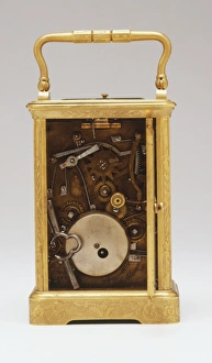 <b class=qtipBold><figcaption>Rear view of clock, back open</figcaption></b><br><em>© Dorling Kindersley/UIG</em> Rear view of clock, back open