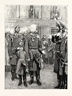 Platoon Gallery: The Reception Of The Crown Prince Of Prussia Into The First Regiment Of Guards At Potsdam