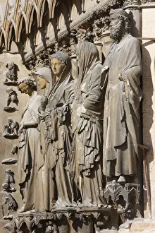 Statue Gallery: Reims cathedral west wing statues