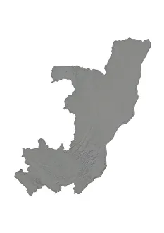 Republic of Congo, Relief Map