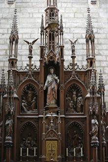 Retable in Sainte-Croix cathedral Retable in Sainte-Croix cathedral