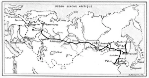 Route of Trans - Siberian Railway Route of Trans - Siberian Railway
