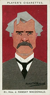 Rt. Hon. J. Ramsay MacDonald Players Cigarette Card by Alick P.F. Ritchie. 1926, Rt. Hon. J Rt. Hon. J. Ramsay MacDonald Players Cigarette Card by Alick P.F. Ritchie. 1926, Rt. Hon. J