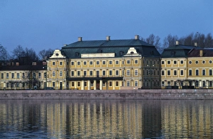 Russia, Saint Petersburg, Historic Centre, Menshikov Palace on Neva river Russia, Saint Petersburg, Historic Centre, Menshikov Palace on Neva river
