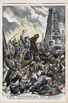 Russian troops and rebelling Tartars Russian troops and rebelling Tartars